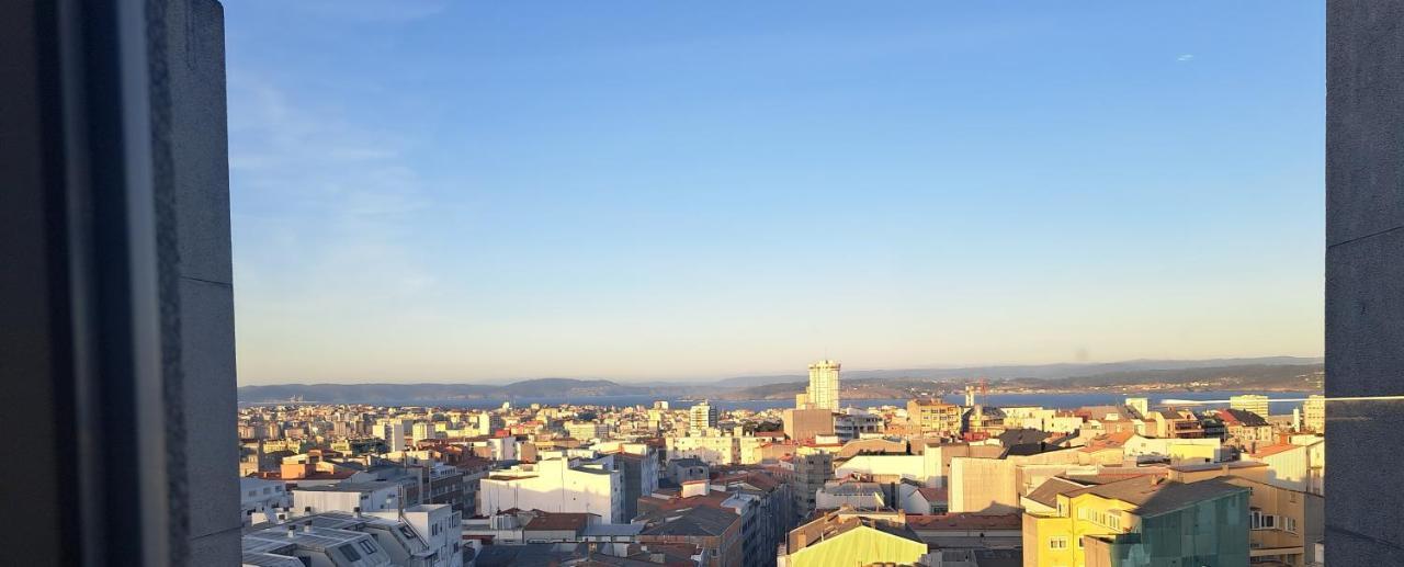 Encantador Y Con Vistas Al Mar A Coruña Buitenkant foto